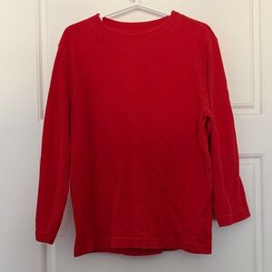 Cat & Jack Vibrant Red Long Sleeve Tee